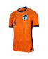 Фото #2 товара Men's Virgil van Dijk Orange Netherlands National Team 2024 Home Authentic Jersey