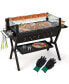 Фото #4 товара Barbecue Charcoal Grills with Wind Guard Seasoning Racks