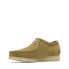 Фото #4 товара Clarks Wallabee 26173640 Mens Green Suede Oxfords & Lace Ups Casual Shoes