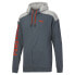 Puma Train Logo Full Zip Hoodie Mens Grey Casual Outerwear 67041542