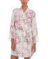 ფოტო #7 პროდუქტის Women's Cindy Floral Satin Robe