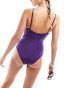 Monki swimsuit in purple