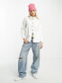 Cotton On boyfriend denim shirt in white