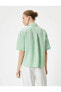 Kadın Gömlek Yeşil 4sak60126ew