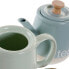 Чайник DKD Home Decor 8424001793235 Синий Зеленый Керамика 1 L 22,5 x 12 x 16,5 cm (2 штук)