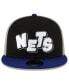 Men's and Women's Black, Navy Brooklyn Nets 2023/24 City Edition 9FIFTY Snapback Adjustable Hat