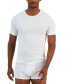 Фото #1 товара Men's 4-Pk. Slim-Fit Solid Cotton Undershirts, Created for Macy's