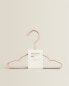 Pack of rubberised baby hangers (pack of 6)