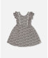 ფოტო #2 პროდუქტის Big Girls Casual Dress Printed Small White Flowers