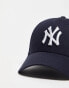 New Era 9forty NY Yankees cap in dark navy Синий - фото #3