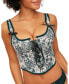 ფოტო #2 პროდუქტის Women's Alex Corset & Panty Set