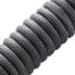 Фото #2 товара CableMod Classic Coiled Keyboard Cable USB-C zu USB Typ A, Carbon Grey - 150cm