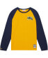 Men's Maize Michigan Wolverines Legendary Slub Raglan Long Sleeve T-shirt