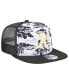 Фото #4 товара Men's White, Black Oakland Athletics Vacay 2.0 A-Frame Trucker 9FIFTY Snapback Hat