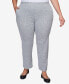 Plus Size Comfort Zone Comfort Fit Knit Average Length Pants Серый, 2X - фото #1