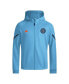 ფოტო #2 პროდუქტის Men's Sky Blue New York City FC 2024 Anthem Travel Full-Zip Jacket