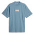 Фото #1 товара Puma Pl Statement Mock Neck Short Sleeve T-Shirt Mens Blue Casual Tops 62102102