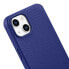 Фото #10 товара Skórzane etui iPhone 14 Plus magnetyczne z MagSafe Litchi Premium Leather Case granatowy
