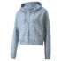 Фото #1 товара Puma Her Full Zip Hoodie Womens Blue Casual Outerwear 84983279