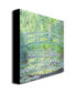 Фото #2 товара Claude Monet 'Waterlily Pond-The Bridge II' Canvas Art - 18" x 18"