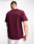 Dickies mapleton small logo t-shirt in maroon