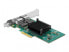 Delock 89021 - Internal - Wired - PCI Express - Ethernet - 1000 Mbit/s - Black - Green - Metallic