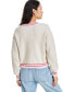 Фото #2 товара Women's V-Neck Tipped Cardigan, Created for Macy's