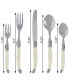 Laguiole 20-Piece French Ivory Flatware Set, Service for 4