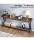 Rustic Long Skinny Sofa Table for Living Room/Entryway (71")