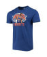 Фото #3 товара Men's Rj Barrett Heathered Blue New York Knicks Player Graphic T-shirt