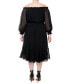 Фото #2 товара Plus Size Keiko Midi Dress