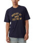 Фото #1 товара Men's Loose Fit College T-Shirt