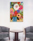 Фото #4 товара Fresh Flowers in Vase I Frameless Free Floating Tempered Art Glass Wall Art by EAD Art Coop, 48" x 32" x 0.2"