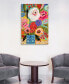 Fresh Flowers in Vase I Frameless Free Floating Tempered Art Glass Wall Art by EAD Art Coop, 48" x 32" x 0.2"