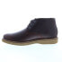 Dunham Clyde Chukka CI1601 Mens Brown Wide Leather Lace Up Chukkas Boots 10.5