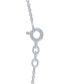 ფოტო #5 პროდუქტის Diamond Circle Pendant Necklace (1/4 ct. t.w.) in Sterling Silver, 16" + 2" extender