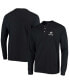 ფოტო #1 პროდუქტის Men's Black New Orleans Saints Maverick Thermal Henley Long Sleeve T-shirt