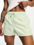 Фото #7 товара ASOS DESIGN swim shorts in short length in light green