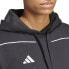 Фото #5 товара Толстовка женская Adidas Tiro 23 League Sweat Hoodie 70% хлопок, 30% переработанный полиэфир черного цвета