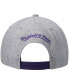 ფოტო #5 პროდუქტის Men's Heathered Gray Los Angeles Lakers 2.0 Snapback Hat