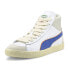 Puma Rhuigi X Clyde Mid Basketball Lace Up Mens White Sneakers Casual Shoes 391