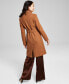 Фото #2 товара Women's Petite Belted Wrap Coat, Created for Macy's