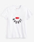 Toddler & Little Boys Embossed Logo Graphic T-Shirt, Created for Macy's 001White, 6 - фото #3