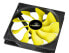Фото #1 товара Akasa 14cm Viper Fan - Fan - 14 cm - 26.01 dB - Black - Yellow