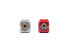 Tripp Lite RCA Female Audio to Screw Terminal Keystone Jack Kit, Red/White (A050