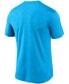 Фото #2 товара Men's Blue Miami Marlins Wordmark Legend T-shirt