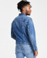 Фото #2 товара Men's Tinted Stone Wash Trucker Jacket