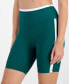 Фото #3 товара Women's Ribbed Bike Shorts, Created for Macy's