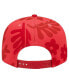 Фото #2 товара Бейсболка Snapback New Era мужская Kansas City Chiefs красная Polka Leafy 9FIFTY