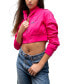 Women's Mini Cropped Racer Jacket